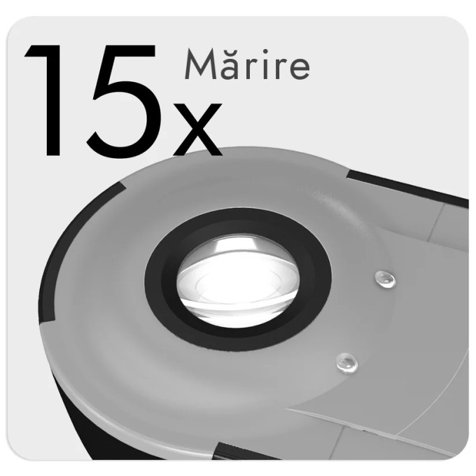 Set 10 Doculus Lumus Frontline 15X - culoare Gri 